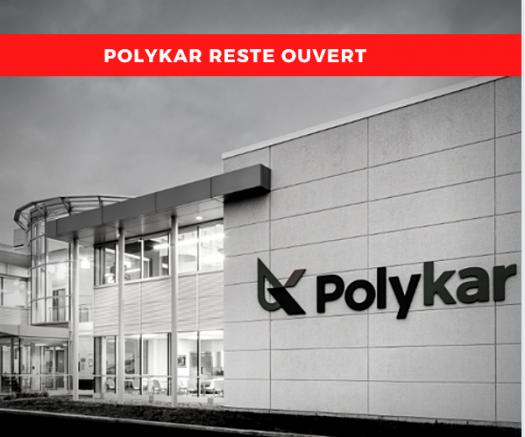Polykar reste ouvert pour fournir des services essentiels